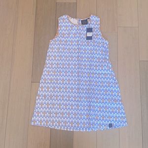 TUKTUK Sun Dress Blue/Orange sz 9-10